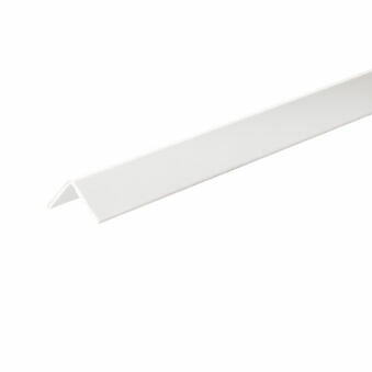 Profilo Angolare 30x30mm in PVC rigido colore Bianco