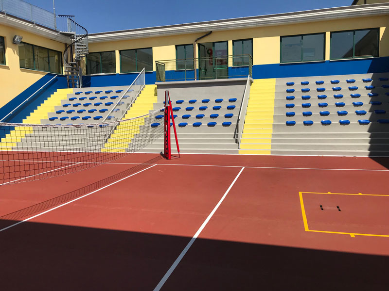 pavimento in gomma per sport outdoor